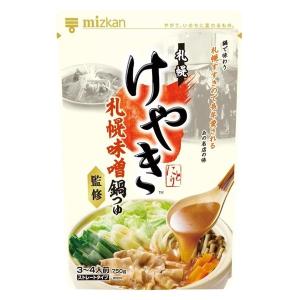 ミツカン 札幌味噌拉麺専門店けやき監修 札幌味噌鍋つゆ 1個