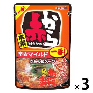 ストレート赤から鍋スープ 1番 720g 3個 イチビキ 鍋つゆ 鍋の素｜LOHACO by ASKUL