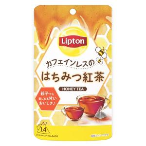 リプトン カフェインレスのはちみつ紅茶 ティーバッグ 1袋（14バッグ入）｜LOHACO by ASKUL