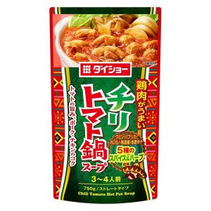 チリトマト鍋スープ 1個 ダイショー 鍋つゆ 鍋の素｜LOHACO by ASKUL