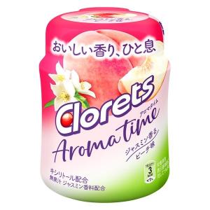 クロレッツ AROMATIME ジャスミン香るピーチ味ボトル 1個 モンデリ-ズ ガム