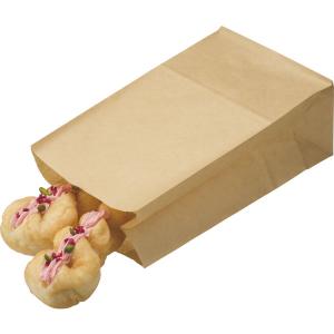 LOHACO - 福助工業 耐油角底袋 未晒し 大 1袋（100枚入） オリジナル