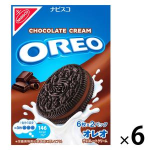 【アウトレット】オレオ チョコレートクリーム 12枚入 6箱 モンデリーズ・ジャパン