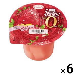 濃い0kcal いちごゼリー195g 6個 たらみ ゼリー カロリーゼロ