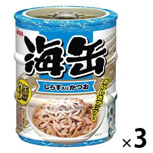 アイシア 海缶ミニ3P削り節入りかつお 180g : サンドラッグe-shop