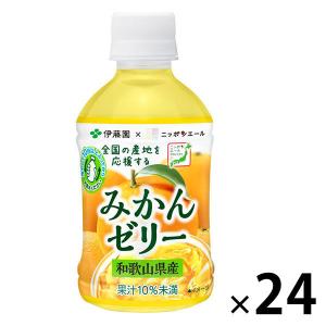 ニッポンエール 伊藤園 和歌山県産みかんゼリー 280gペットボトル×24本