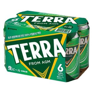 ビール 輸入ビール 韓国ビール TERRA（テラ） 350ml 1パック （6本）｜LOHACO by ASKUL