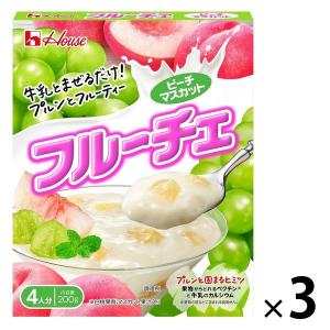 フルーチェ ピーチマスカット 200g 3箱 ハウス食品 デザート ゼリー｜LOHACO by アスクル