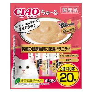INABA ちゅ〜る チャオちゅーる 乳酸菌入りかつお 14g×4本入 / ちゃお