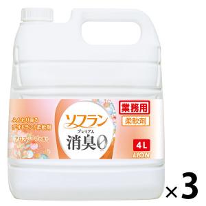 【数量限定】ソフラン プレミアム消臭 詰替メガジャンボ2100ml×4個 アロマ プレミアム消臭 ソフラン アロマソープの香り 柔軟剤 詰め替え メガ