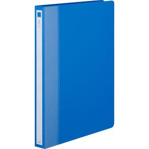アスクル　リングファイル　A4タテ　丸型2穴　背幅27mm　ブルー　青　10冊  オリジナル