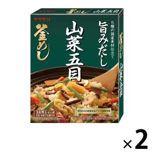 山菜五目釜めしの素 2個 ヤマモリ 1セット( 3〜4人前) 2個 炊き込みご飯の素｜LOHACO by アスクル