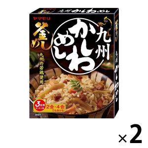 九州かしわめし 2個 ヤマモリ 1セット( 3〜4人前) 2個 炊き込みご飯の素｜LOHACO by アスクル