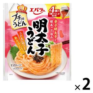 プチッとうどん　明太子うどん　88g(22g×4)2個 うどんつゆ エバラ食品｜LOHACO by アスクル