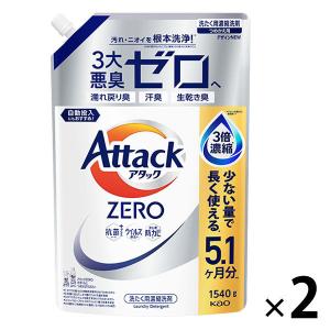 【6個セット】花王 アタックZERO 部屋干し つめかえ用 1540g Kao 花王 アタックZERO 部屋干し つめかえ用 1460g : コジマ