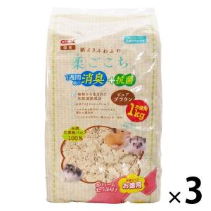GEX（ジェックス） 柔ごこち 2kg×6個 小動物 ハムスター 床材 ペット