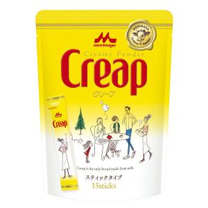 森永乳業 クリープスティック 1袋（15本入）クリーミーパウダー コーヒーミルク スティックタイプ