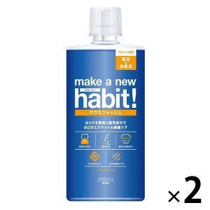【アウトレット】マウスウォッシュ ボトル メイクアニューハビット ブラックミント 薬用 975ml 1セット（2本） NSファーファ・ジャパン