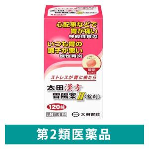 太田漢方胃腸薬II 〈錠剤〉 120錠 太田胃散  ストレスなどによる胃痛・胃もたれ 神経性胃炎 慢性胃炎【第2類医薬品】｜LOHACO by アスクル
