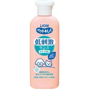 低刺激リンス ペットキレイ 子犬・子猫用 国産 220ml 1本 ライオンペット｜LOHACO by ASKUL