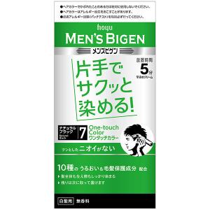 メンズビゲン ワンタッチカラー 7 ナチュラルブラック クリープタイプ・白髪染め ホーユー