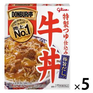 江崎グリコ DONBURI亭 牛丼 160g 1セット（5食入）｜LOHACO by アスクル