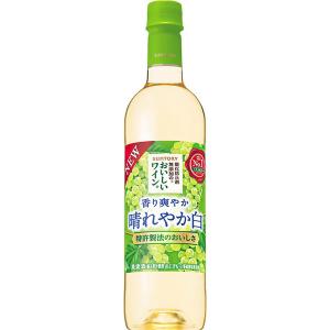 父の日 ギフト サントリー 酸化防止剤無添加のおいしいワイン。香り爽やかすっきり白　白ワイン　やや甘口　720ml　ペット 1本｜LOHACO by アスクル