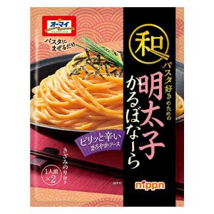 【セール】オーマイ 和パスタ好きのための明太子かるぼなーら 1個 ニップン パスタソース｜LOHACO by ASKUL