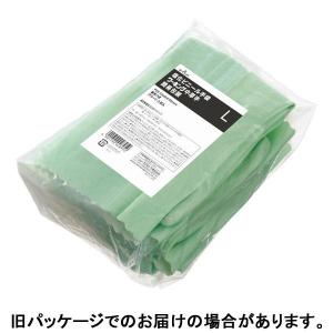 【ビニール手袋】 ショーワグローブ 「現場のチカラ」 簡易包装ワーキング中厚手 グリーン L 1袋（5双入）  オリジナルの商品画像