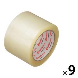 OPPテープ No.830NEV 0.09mm厚 幅75mm×長さ50m クリア エバーセル 積水化学工業 1セット（9巻入）｜LOHACO by アスクル