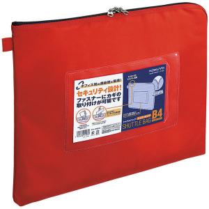 コクヨ 事務用連絡ケース シャトルバッグ ナイロン B4 赤 書類ケース クケ-2904NRの商品画像