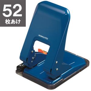 コクヨ 2穴パンチ ラクアケ 52枚あけ ブルー 青 PN-G52B｜LOHACO by アスクル
