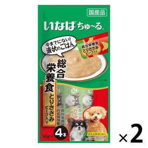 INABA ちゅ〜る いなば ちゅ〜る 総合栄養食 とりささみ ビーフ入り