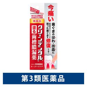 クリーンデンタルN塗る歯槽膿漏薬 16g 第一三共ヘルスケア 今痛い歯ぐきのはれ・出血に【第3類医薬品】｜LOHACO by ASKUL