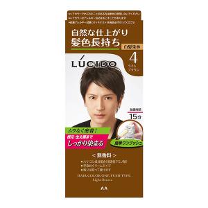 LOHACO - ルシード ワンプッシュケアカラーライトブラウン 4 メンズ用