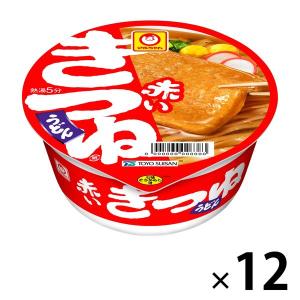 赤いきつねうどん　東　１セット（12個）和風カップ麺　東洋水産　マルちゃん 　カップうどん｜LOHACO by アスクル