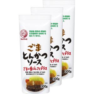 ブルドック ごまとんかつソース 300g 3本