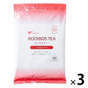 【ノンカフェイン】ティーライフ ルイボスティ ティーバッグ 1セット（303バッグ：101バッグ入×3袋）