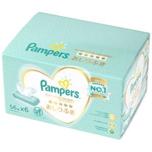 パンパース おしりふき 肌へのいちばん 1セット（56枚入×6個） P＆G