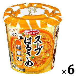 エースコック　インスタント スープはるさめ 担担味　1セット（6食）