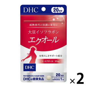 DHC 大豆イソフラボンエクオール 20日分/20粒(1日1粒目安)×2袋 美容 ディーエイチシー サプリメント