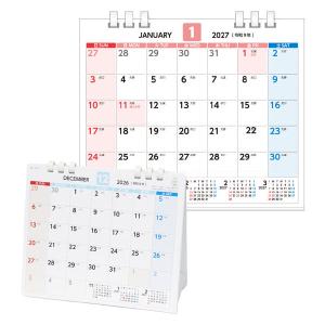 キングコーポレーション 卓上カレンダー 12月始まり6週表記カレンダー KC003 1冊｜LOHACO by アスクル