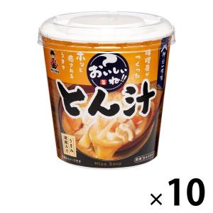 【セール】即席みそ汁　おいしいね！！　とん汁　生みそタイプ　64g　1セット（10個）　神州一味噌｜LOHACO by ASKUL