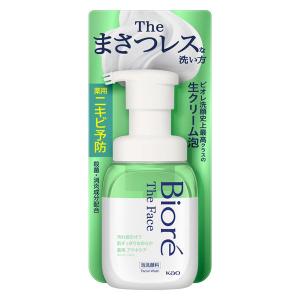 PayPayポイント大幅付与 花王 ビオレ ザフェイス アクネケア グリーンサボンの香り 200mL 泡洗顔 生クリーム泡 ポンプ