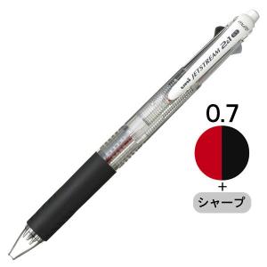 ジェットストリーム2＆1 多機能ペン 0.7mm 透明軸 2色+シャープ MSXE3-500-07 三菱鉛筆uni ユニの商品画像
