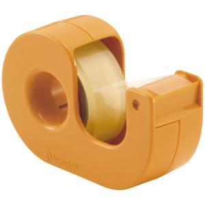 ニチバン セロテープ 小巻カッターつき まっすぐ切れるタイプ 15mm×9m イエロー CT-15DCY