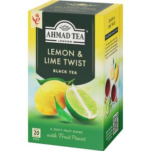 （紅茶 ティーバッグ） AHMAD TEA (アーマッドティー） レモン＆ライム 1箱 20袋 ［ フルーツティー 個包装］｜LOHACO by アスクル