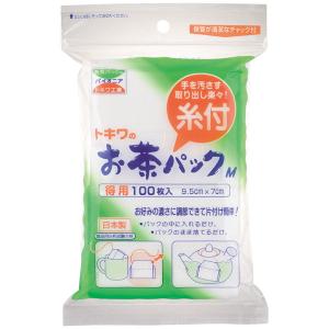 トキワ工業 糸付 お茶パック徳用 Mサイズ 1袋（100枚入）