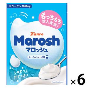 マロッシュヨーグルトソーダ味 50g 6袋 カンロ グミ