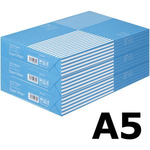 コピー用紙 マルチペーパー スーパーホワイト+ A5 1セット （1500枚：500枚入×3冊） 高白色 アスクル オリジナルの商品画像